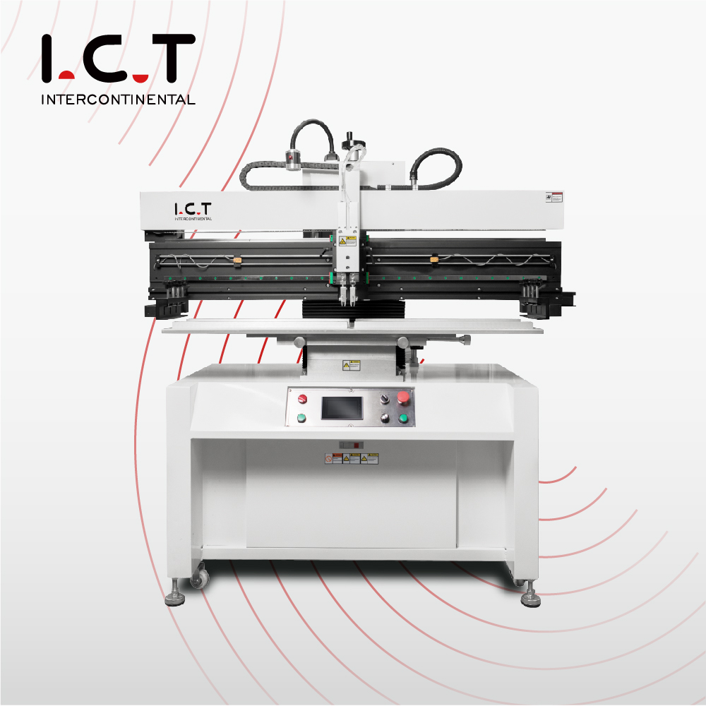 ICT-4034 Высококачественная полностью автоматическая печатная машина для поверхностного монтажа печатных плат